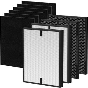 10-Pack 3000 Replacement Filters Compatible with AD3OOO, 3000M, 3000Pro Air Series Air-Purifiers 2 Pack Fliter, 2 Pack Activated Carbon,6 Pack Pre-Filters