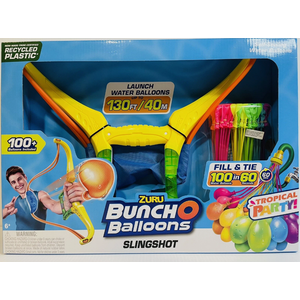 Zuru BunchO Water Muticolor 100 Balloons Slingshot Game Age 6+ Tropical Party