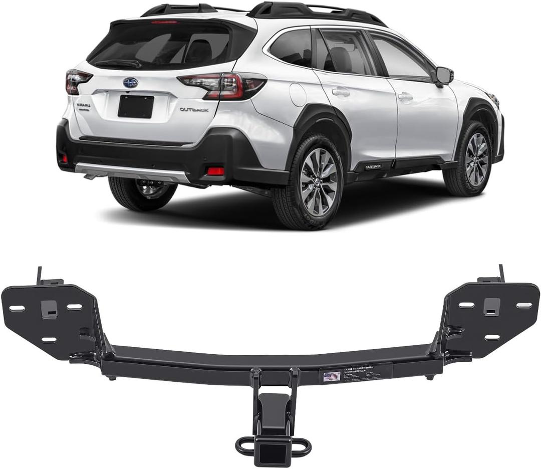 Class 3 Trailer Hitch 2-Inch Receiver Compatible with 2020–2025 Subaru Legacy & 2020–2025 Subaru Outback | 3,500 lbs GTW / 350 lbs TW