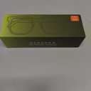 HAIXINDA Smart Glasses, Bluetooth Glasses with Color-change Lenses, Half Frame Design, Open-Ear Speaker, Intelligent Control, Hands-Free Calls, Audio Bluetooth Eyeglasses for iPhone Android Music/Work (YX01-Black)