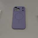 Miracase Magnetic for iPhone 17 Pro Max Case, Compatible with MagSafe, Integrated Silicone Camera Control Cover, 3.0mm Thicken Shockproof Drop Protection Phone Case for 17 ProMax, Lavender Gray