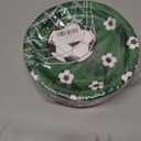 Soccer Party Decorations 60Pcs Soccer Paper Plates 7" Disposable Dessert for Kids Birthday, Sports Game Day, Sports Themed Soccer Party Supplies