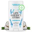 Stinkbug Naturals All Natural Deodorant, Unscented, 2.1 Ounce