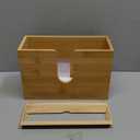 NATURE SUPPLIES Bamboo Paper Towel Dispenser for Bathroom and Kitchen, Wall Mount or Countertop Holder for Multifold, C-Fold, Z-Fold, Tri-Fold Hand Towels, Commercial Use, for Home or Office
