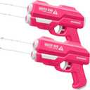 2 x Dsmile 2 Pack Water Guns for Kids Adults, Dual Nozzles Squirt Guns for Swimming Pool Beach Outdoor Water Toys for Boys Girls Children