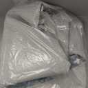 Modern Abstract 8x8 Round Area Rug Non Slip Non Shedding Rug Low Pile Stain Resistant for Bedroom Living Room Office Dining Room, Light Grey