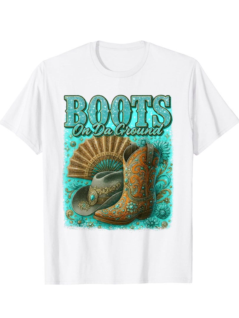 Boots On The Ground T-Shirt Size M