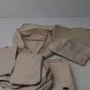 8 Set Packing Cubes for Suitcases, kingdalux Travel Luggage Packing Organizers with Laundry Bag, Compression Storage Shoe Bag, Clothing Underwear Bag, for Man & Women (Beige)