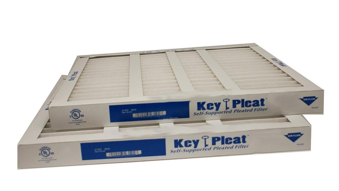 Sterling Seal KP-5251104925x2 Purolator Key Pleat Extended Surface Pleated Air Filter, Mechanical MERV 8, 15" W x 20" H x 2" D (Pack of 2)