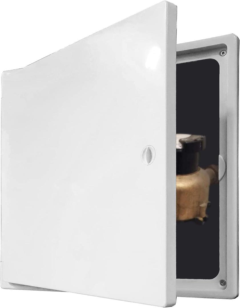 EASY-EXS Access Panel 12x12 with Door (Max Service Opening 10x10) Plastic White (Regular 12"x12")