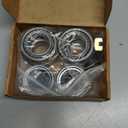 2 Sets 3500lb Trailer Bearing Kit L68149 L44649 Trailer Axle Kit,Boat Trailer Bearing Kit 171255TB Seal Fits for 1-3/8'' to 1-1/16'' Trailer Wheel Bearings 1.98" Dust Caps and Rubber Plugs Cotter Pins