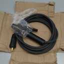 SA - 200 Amp Welding Electrode Holder Lead Assembly - Dinse 35-70 Connector - #2 AWG 100% Copper Cable (15 FEET)