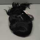 AISI HAIR Bob Curly Wig Synthetic Short Black Wig with Bangs Natural Looking Heat Resistant Fiber Hair for Women