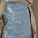 MSI 10 lbs Fire Glass for Propane Fire Pit, 1/2-Inch Reflective Fireplace Glass Rocks for Fire Pit Table, Sapphire Blue