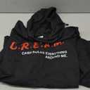 C.R.E.A.M. Men Women Pullover Hoodie Size 2XL