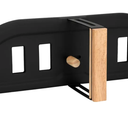 Dome Pizza Oven Door with Rope Seal, Sliding Vent Control, Compatible with Gozney Dome and Dome S1,Specifically Designed for Dome Ovens