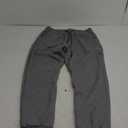 Gihuo Men's Winter Fleece Pants Sherpa Lined Sweatpants Active Running Jogger Pants (Large, #1 Dark Grey (Ribbed Cuff))