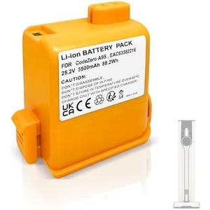 Replacement Battery for EAC63382214 EAC63382216,2406_A9X_LITE, Compatible with LG CordZero Q3, A7, A9S, A9K, A9X & A9komp A9S-LCD 250W/280W/320W, A9-CORE1S, A9X-AUTO/Prime/STEAM Models,etc