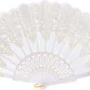 choyaxo Folding Hand Fan Handheld Chinese Folding Fan for Women Wedding Decoration Dancing Party