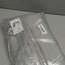 NICETOWN Living Room Curtains 102 inches Length 2 Panels Burg, Silver Grey, Extra Long Blackout Curtains and Drapes for Large Window, Foil Printed Wave Lines Energy Saving Thermal Insulated Draperies