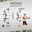 Lightweight Compound Bow Package Fully Adjustable for Adults and Teens,23.5"-31" Draw Length,0-70LBS Draw Weight,Up to 320 FPS,Limbs Made in USA,Hunting Bow Archery Set