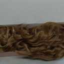 SEIKEA Ponytail Extension, 14" Short Wavy Drawstring Ponytail Multi Layered Fake Pony tails Hair Extensions Clip in Hair Extensions Light Brown with Blonde Highlights