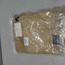 SANGTREE Women Cotton Cargo Pants Drawstring Jogger,Khaki,X-Large (Brown, XL)