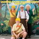 Scout Costume Set, Wilderness Explorer Costume Scout Accessories with Hat Sash Scarf for Adults Men Women (3PCS)