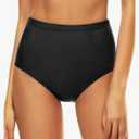 Bellecarrie Women's High Waisted Bikini Swim Bottoms Full Coverage Tankini Swimsuit Bottoms Dance Briefs size M