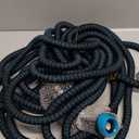 Non-Expanding Garden Hose 100 ft, Kink Free Flexible Water Hose with 10-Pattern Spray Nozzle, Lightweight Hose Pipe, Leak Proof, 3/4" Swivel Connectors, Super Fabric, Portable Storage Strap