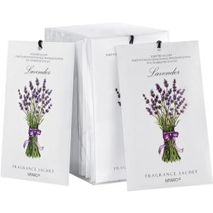 MYARO 12 Packs Lavender Scented Sachets Air Freshener for Drawer and Closet, Long-Lasting Sachets Bags Drawer deodorizers Fresh Scents, Home Fragrance for Lover