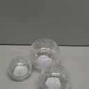 Crackle Globe LED Lamp Battery Operated , Lighted Glass Orb for Festival Christmas Decoration, Gold Mercury Glass Ball Light for Living Room Indoor (No Timer)