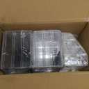 READAEER Makeup Organizer 3 Pieces Cosmetic Storage Case with 6 Drawers (Clear)