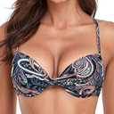RELLECIGA Women's Underwire Bikini Top, M