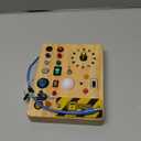 Grarain Busy Board for Toddlers - Montessori Educational Toy for 1-3 Year Old Boys & Girls | Travel-Friendly Sensory Learning Activity | Ideal for Kids with Autism(Clocks Busy Board)