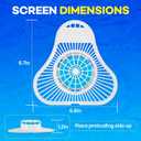 36 Pack Urinal Deodorizer Screen, Urinal Cakes with Anti-Splash Filter Odor Protection, Urinal Deodorizer for Men Bathroom Airport Office Mall Hotel(Ocean Breeze Scent)