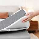 HOMRELEXA Cooling Mattress Topper Twin Size 2 Inch, Cooling Gel & Bamboo Charcoal Memory Foam Mattress Topper for Back Pain Relief, Firm Dual-Layer Foam Bed Pad with Removable Cover College Dorm