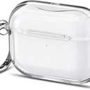 Spigen Ultra Hybrid Designed for AirPods Pro 2nd Generation Case 2022/2023 (USB-C/Lightning Cable) Cover - Crystal Clear