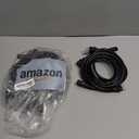 Amazon Basics PC Power Cord for Monitor, Computer, TV, 3 Prong, 18 AWG, 125 Volts, 6 feet, Black, 10-Pack, UL Listed