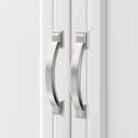 Asidrama 10 Pack 3 Inch(76mm) Brushed Satin Nickel Kitchen Cabinet Handles, Cabinet Pulls Kitchen Cabinet Hardware for Cupboard Drawer Pulls