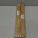 Curtain Rods for Window 32 and 48, Brown 5/8 inch Splicing Single Window Curtain Rod Set with Brackets