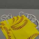 18 Pcs Softball Party Favors Gift Bags - Softball Goodie Bags Favors for Kids Adult Team - Softball Theme Birthday Party decoration bags - Supplies Paper Bag with Handle - Softball Paper Bags.