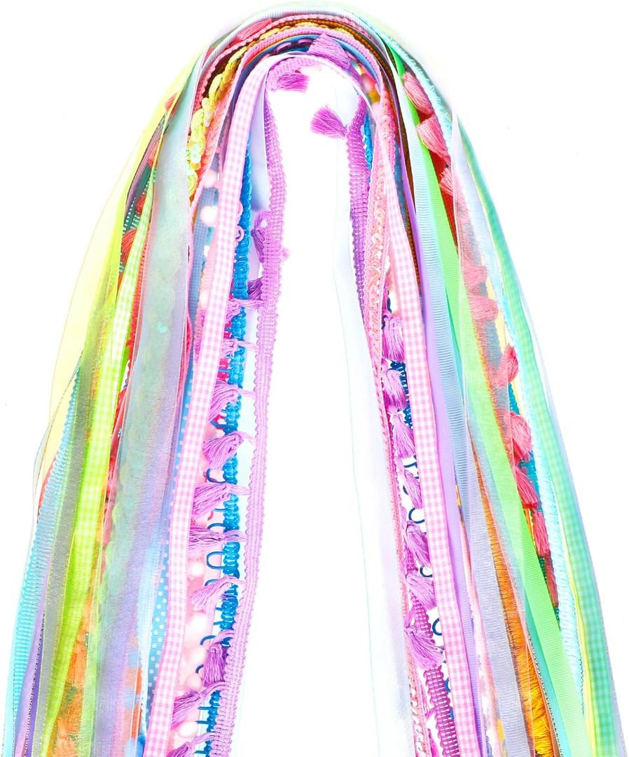 30 Pcs 32.81 yd Easter Ribbon for Crafts Gift Wrapping Holiday Fabric Fringe Trim Grosgrain Satin Bow Ribbons Sewing Trim for Easter Gift Wrapping Decor