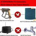 GDHXW X-887 High Pressure Washer Gun with Foam Cannon 2 Adapter 7 Pressure Washer Nozzles,for Car Washing