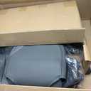 TIEHESYT Grey Car Seat Covers Front Pair, Breathable Leather Automotive Front Seat Covers & Headrest for Reduce The Driving Fatigue, Compatible with Most Cars Sedans SUV Pickup Trucks (Graceful Gray)