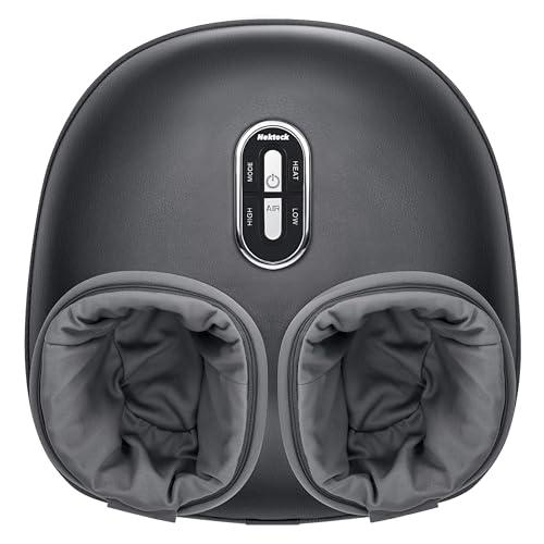 Nekteck Foot Massager with Heat: 3 Modes Deep Kneading Therapy