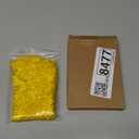 uxcell 2Pcs Retro Lace Placemats, 10.6x10.6inch Round French Crochet Doilies Central Hollow Flower Vase Mat Coaster for Dining Table Home Decoration, Yellow