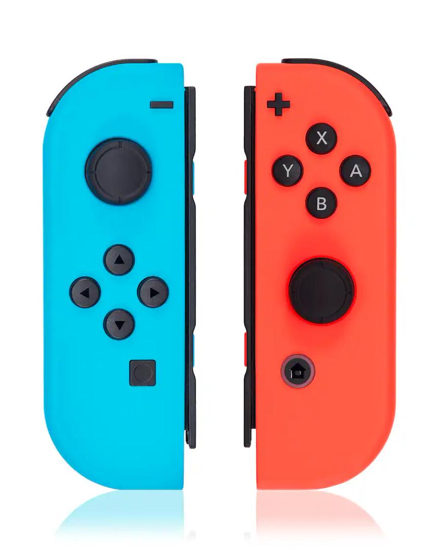 Joy-Con Controllers (L/R) Replacement Compatible For Nintendo Switch - Red/Blue