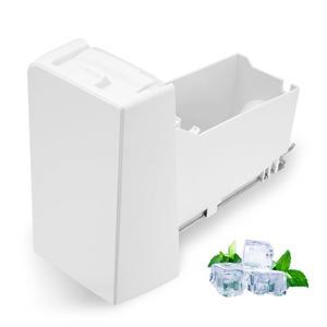 Refrigerator Ice Bucket Compatible with Samsung Refrigerator Ice Maker Replacement Ice Tray Ice Container Assembly Parts Replace# DA97-14504C DA97-14504A 4546318 AP6039681 PS11773414 EAP11773414