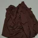 Florboom Tee Shirts Womens Short Sleeve Tops V Neck Plus Size Stretch Shirt Brown, 2XL